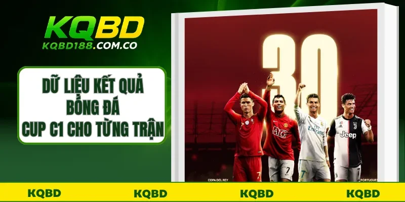 Dữ liệu kết quả bóng đá C1 cho từng trận